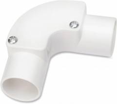 Univolt Inspection Elbow, Ø 20mm, White